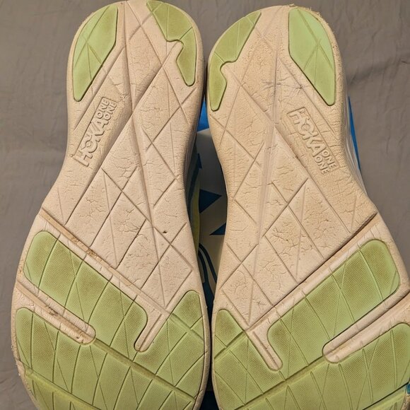 Hoka One One Men’s Rocket X Blue Glass Evening Primrose Size 12 - Picture 10 of 11